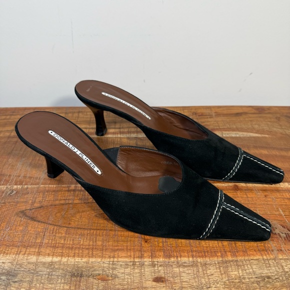 Donald J. Pliner Shoes - Black Vintage Mules by Donald J. Pliner, Women’s 7.5
